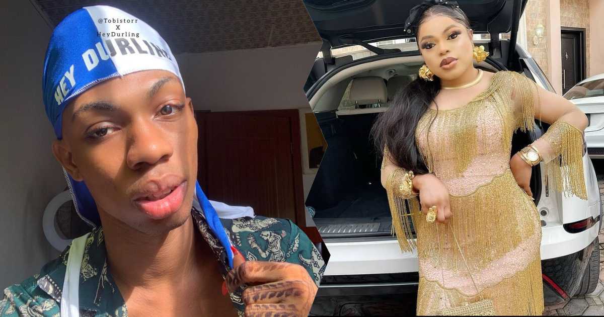 "Fake life money spender that feels threatened by me" - James Brown shades Bobrisky