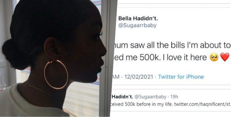 "I've never seen 500k in my life" - Lady caught after bragging of paying 500k on bills