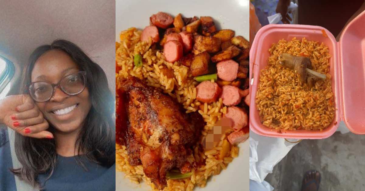 Lady calls out online food vendor who delivered 100 packs of poor meals