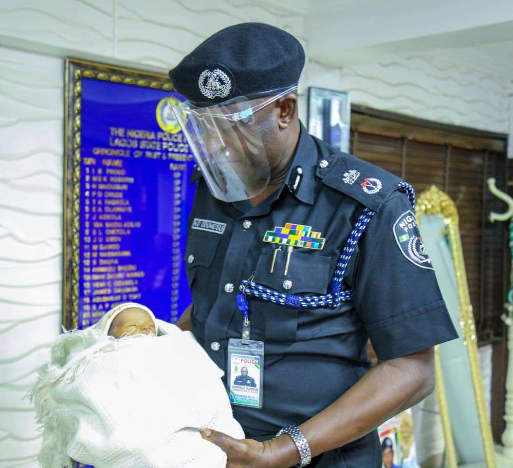 Police rescues abandoned day old baby in Oko Oba area of Lagos