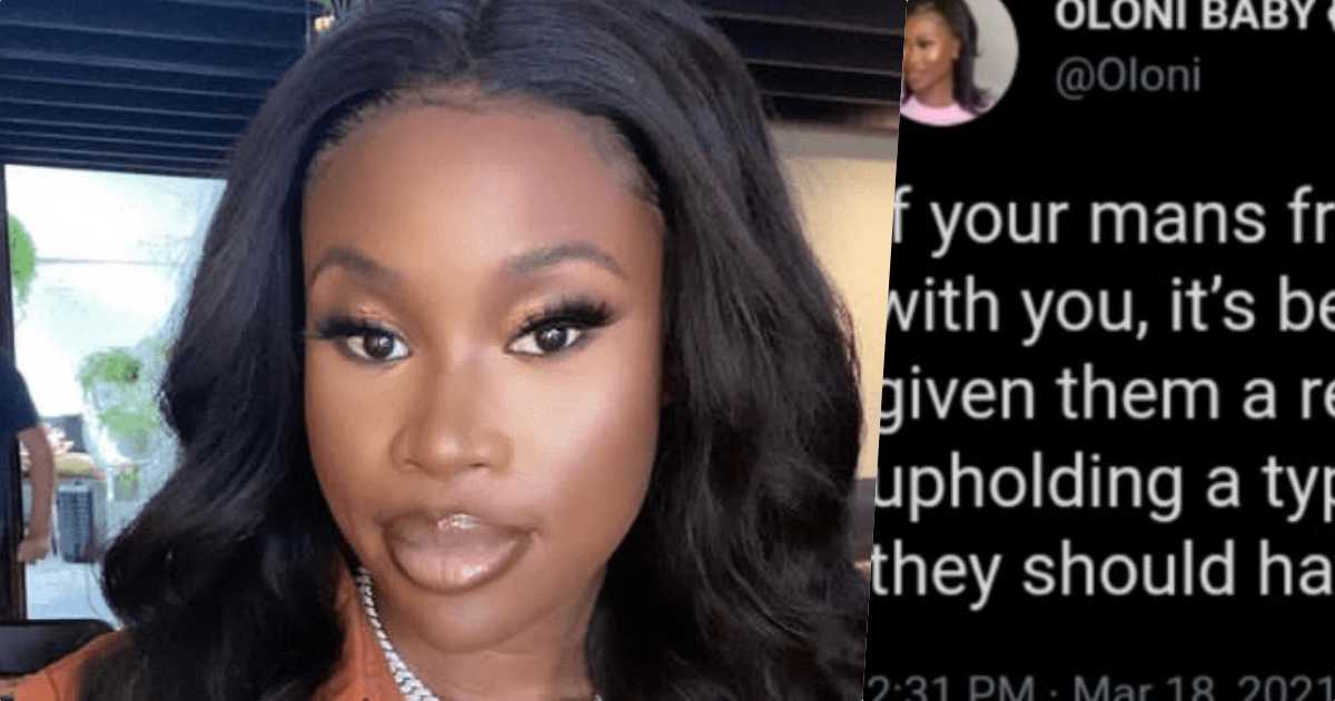 If your man's friends are disrespectful to you, it's his fault - Media personality, Oloni
