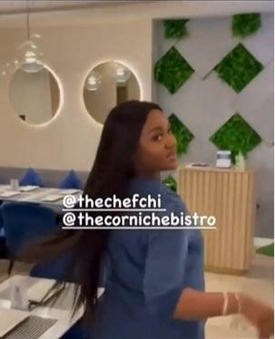 Chioma spotted enjoying baby girl's treatment amid Davido's saga (Video)