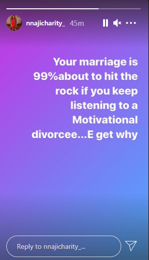 Charity Nnaji Motivational divorcees