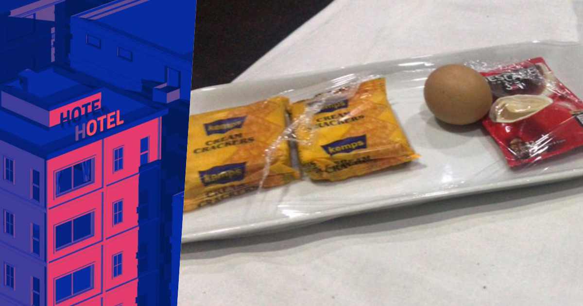 Man laments after receiving biscuit, boiled egg & coffee as breakfast in Ibadan hotel