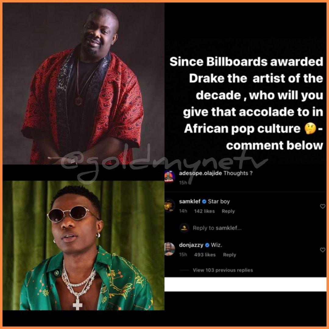Wizkid is African Artist Of The Decade – Mavins Record boss, Don Jazzy declares 
