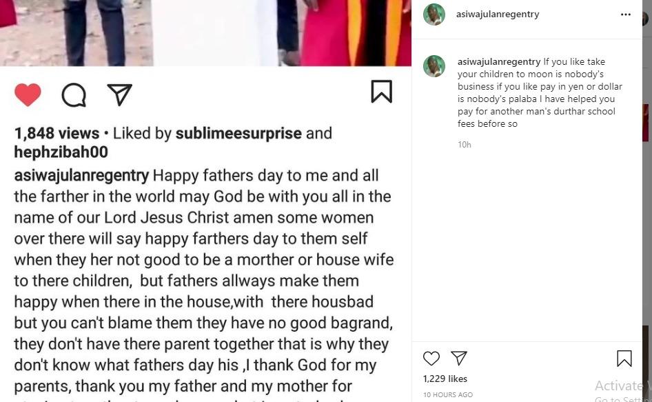 Mercy aigbe husband father's 