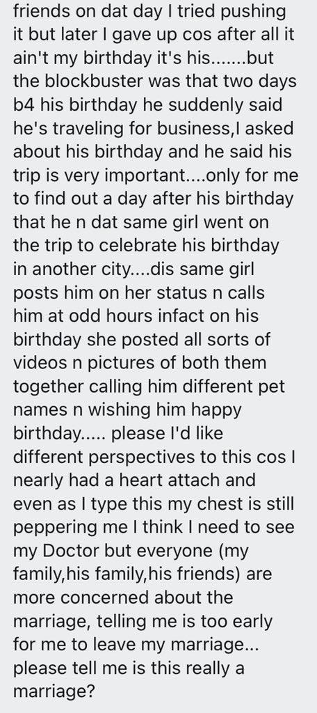 Lady in tears as she narrates her experience with a cheating husband