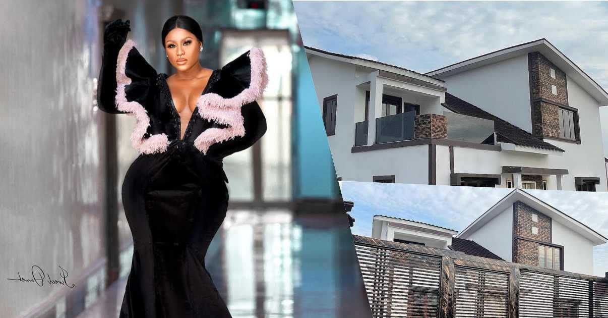 Actress, Destiny Etiko gifts herself a mansion for her birthday (Photos)