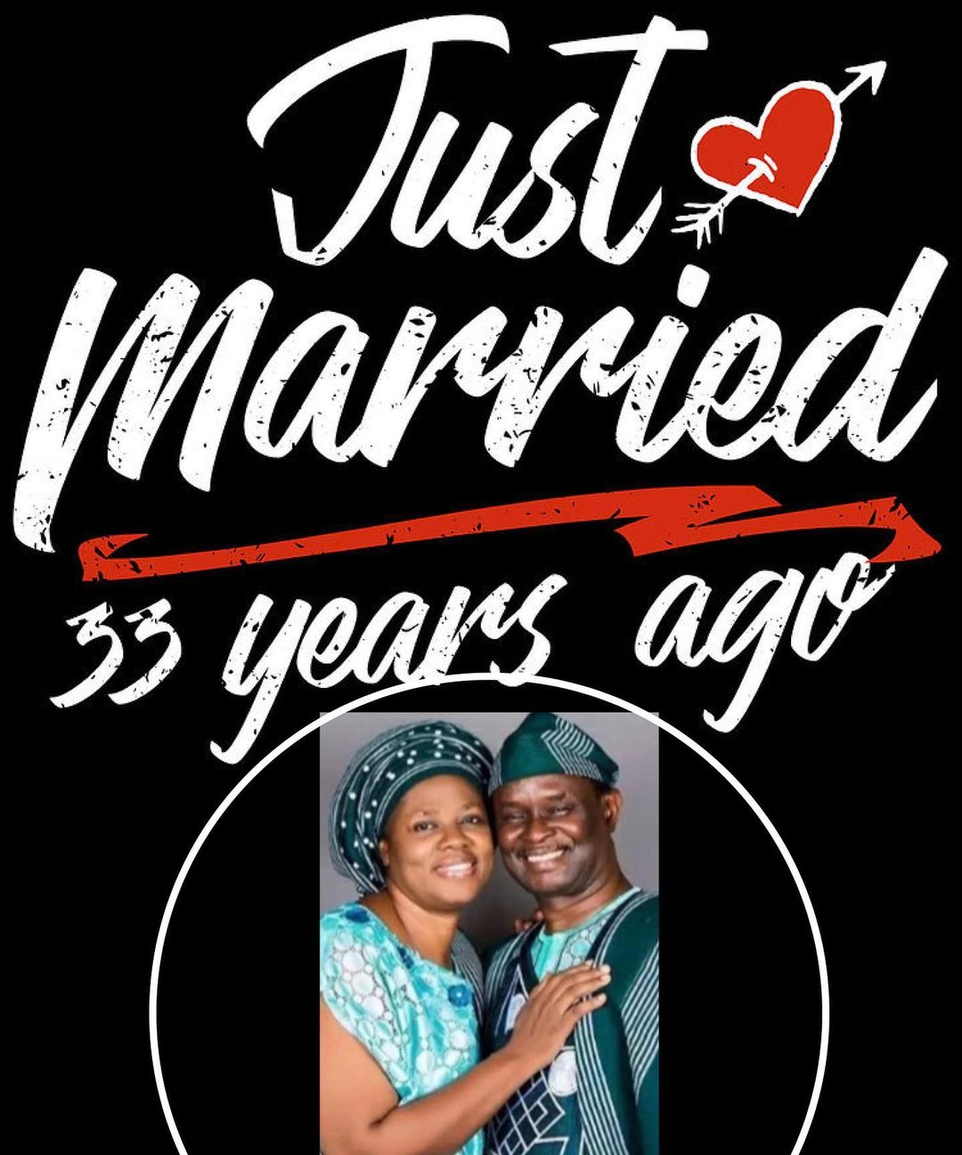 Actor, Mike Bamiloye and wife celebrate 33rd wedding anniversary with touching note