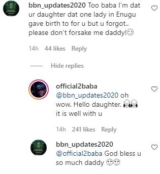 Tuface Idibia Daughter Enugu