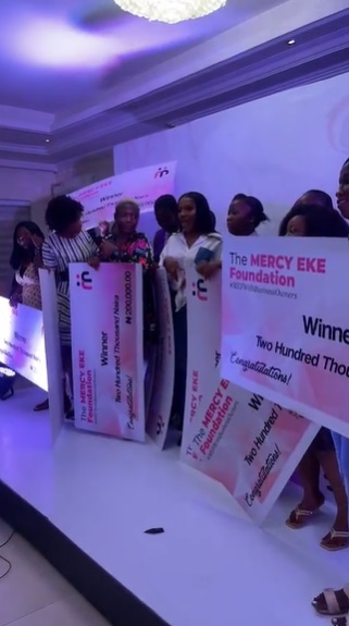 Mercy Eke Foundation supports business owners with N5M (Video)