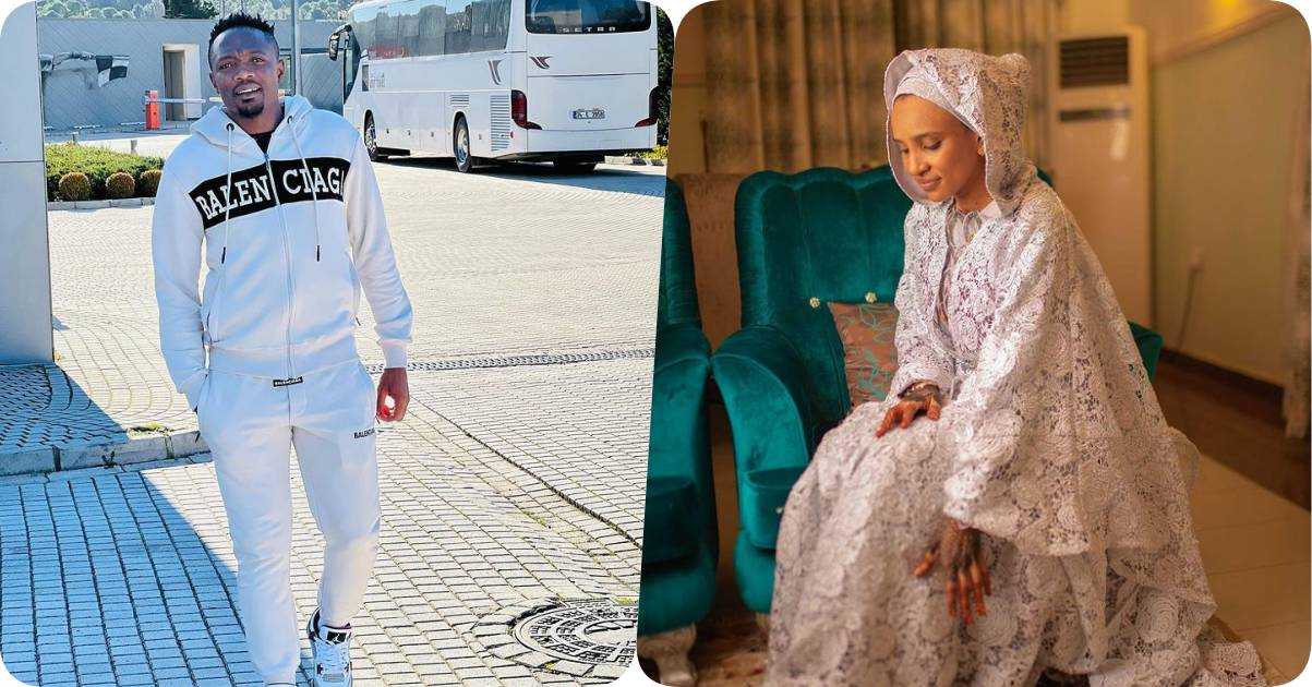 "How many people he wan give his heart" - Reactions as Ahmed Musa celebrates birthday of new wife