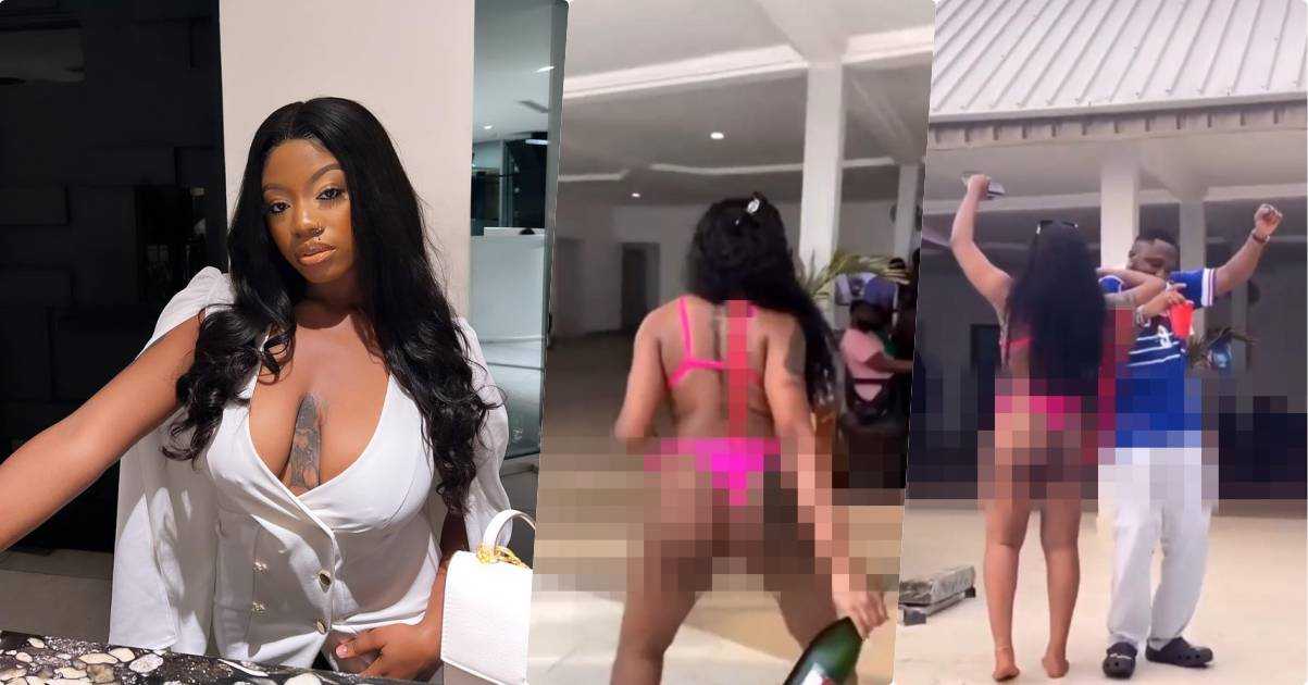 "She keeps disgracing her fans with excuse of being young and naive" - Angel bashed over dance in bikini (Video)