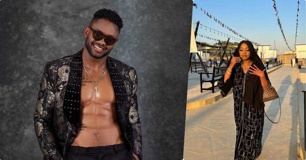 "Angel will klll me" - Cross Ike expresses fear as lady shoots her shot at him