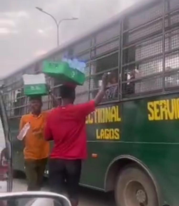 "Even though I am poor, I gave the prisoners money because I have freedom" - Traffic hawker narrates (Video)