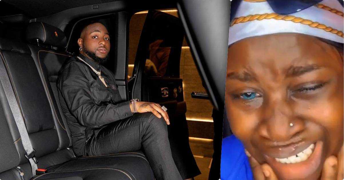 Lady threatens to cry till eternity unless her demands from Davido are met (Video)