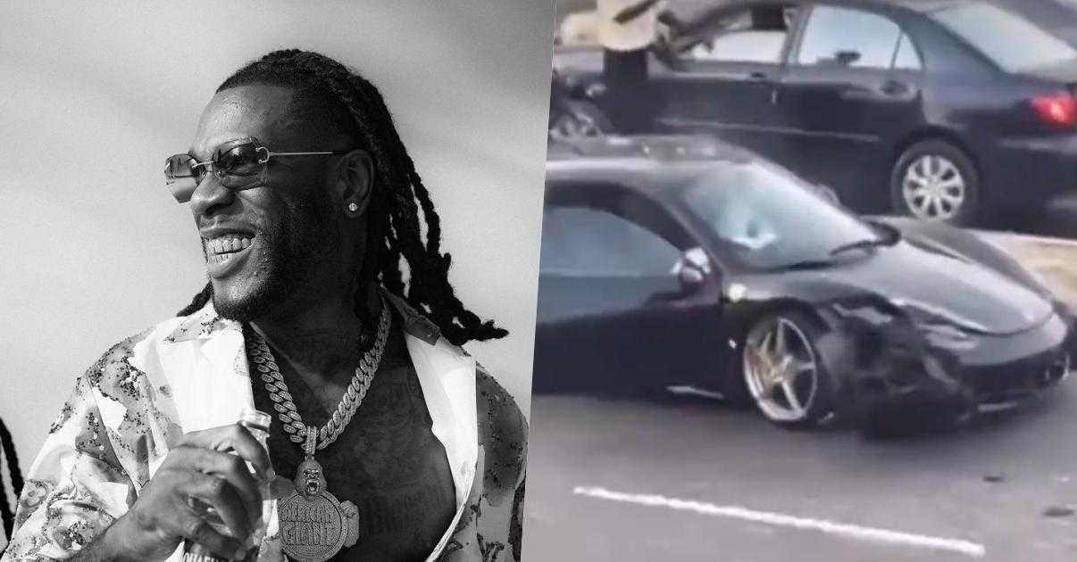 "Everyone came out with phones recording me instead of helping" - Burna Boy lashes out, speaks on his condition following accident