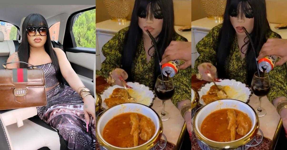 "Looking like Micheal Jackson this morning" - Bobrisky mocked over new look (Video)