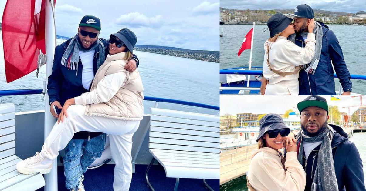 "This man made the best decision of marrying Rosey" - Fans shade Tonto Dikeh as they gush over Olakunle Churchill and wife's vacation in Switzerland