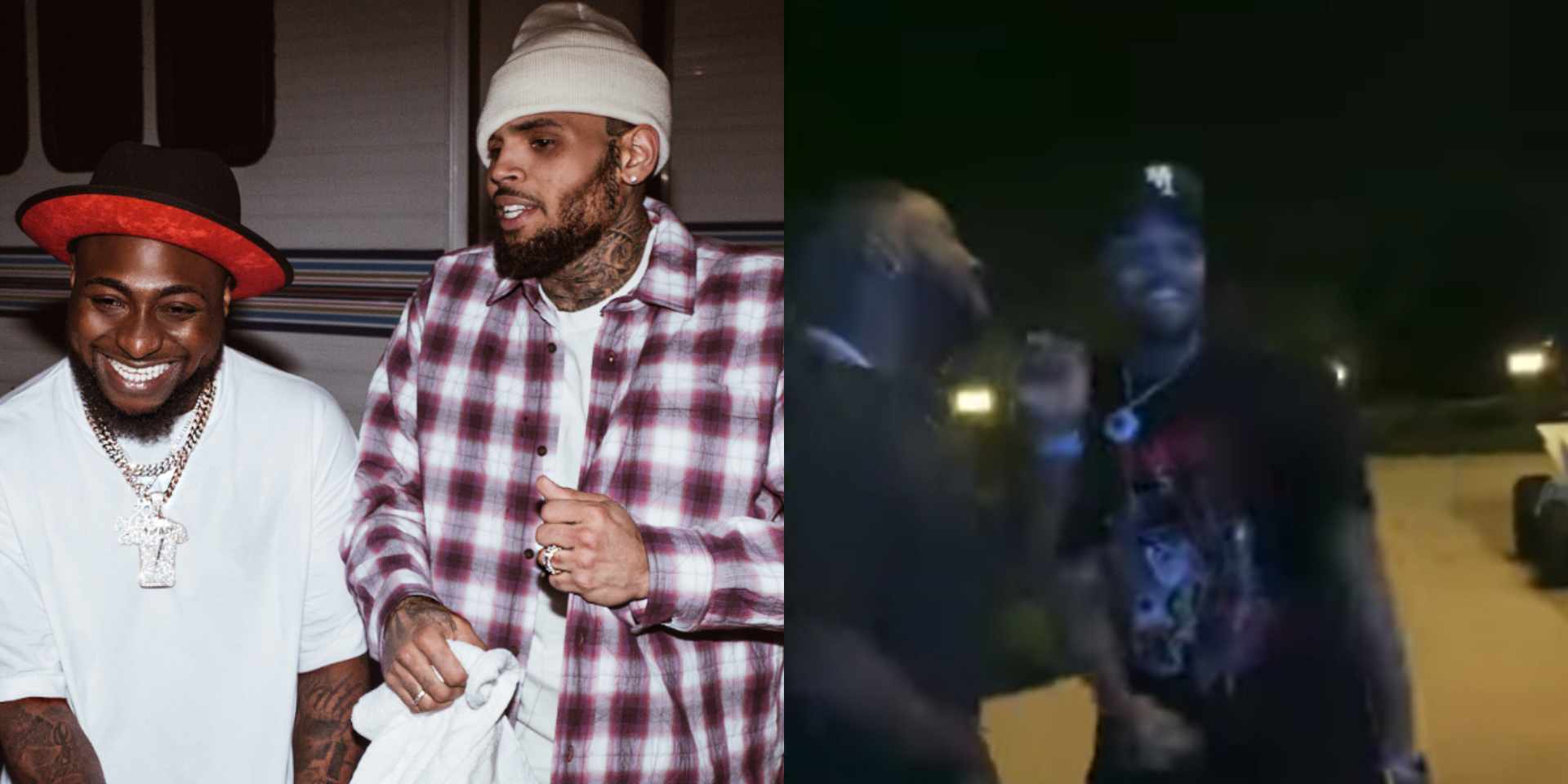 Davido and Chris Brown collaborate again; dance to snippet of unreleased song [Video]