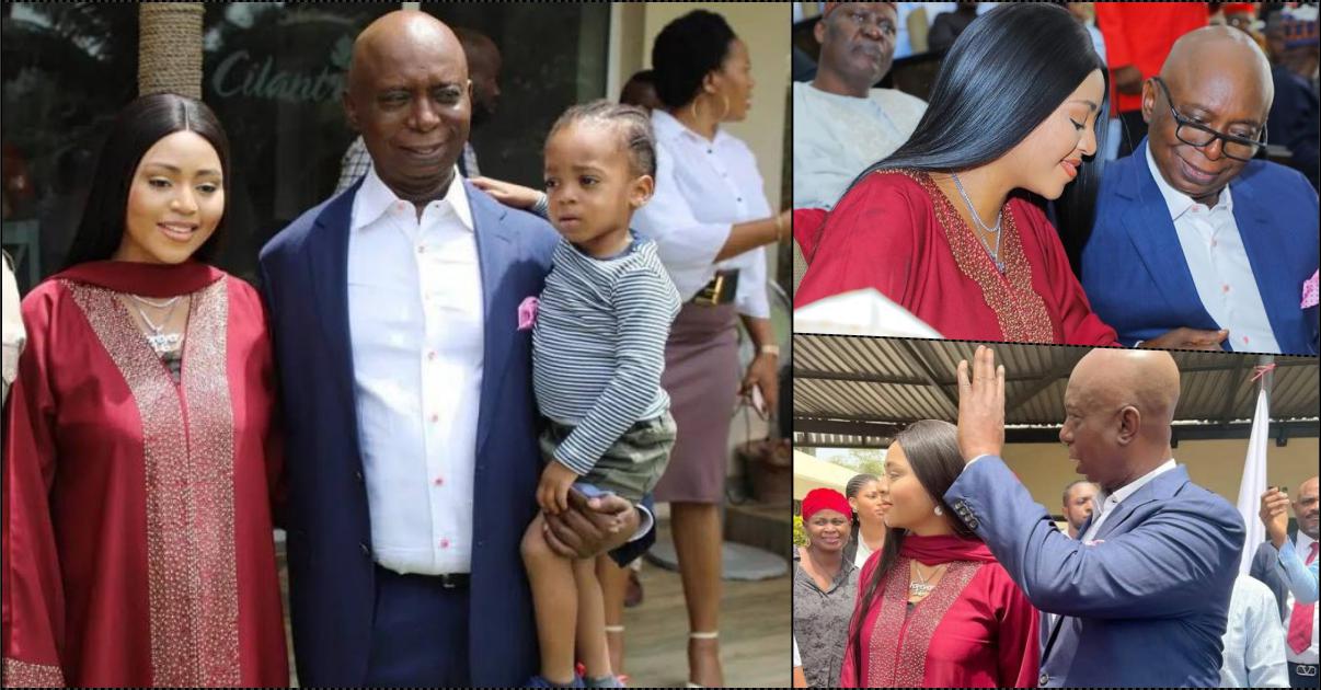 "Baby number 2 on the way" – Congratulatory messages roll in for Regina Daniels as she flaunts baby bump