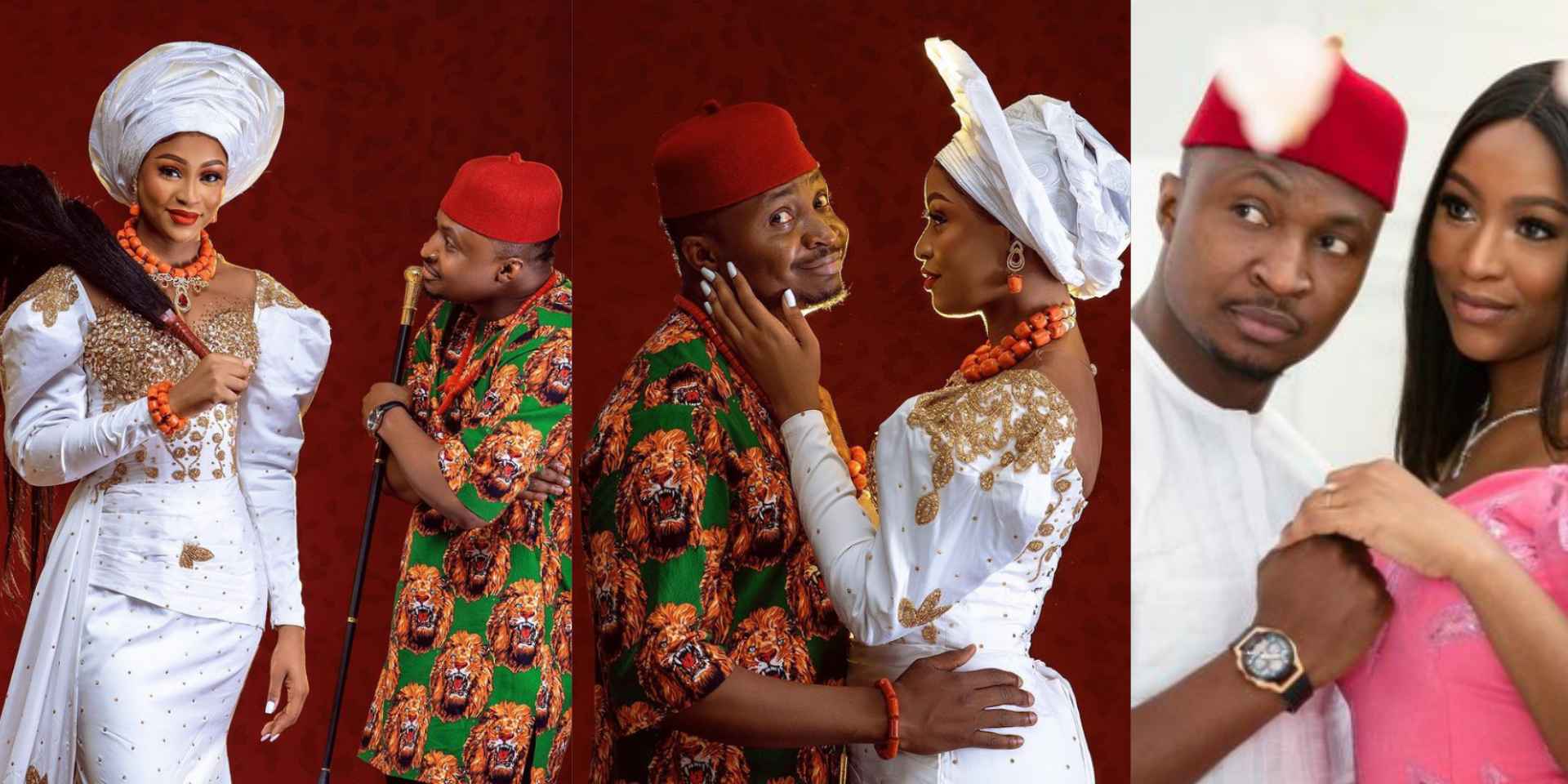 Alluring photos make waves as Funnybone ties the knot