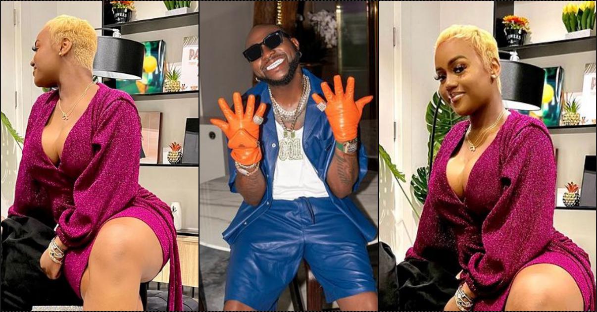 Davido teases Chioma Rowland over new stunning look