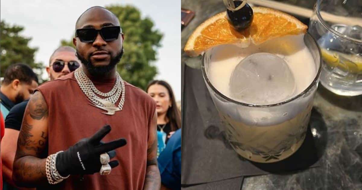 Davido reveals the outrageous amount he spent on a glass of drink
