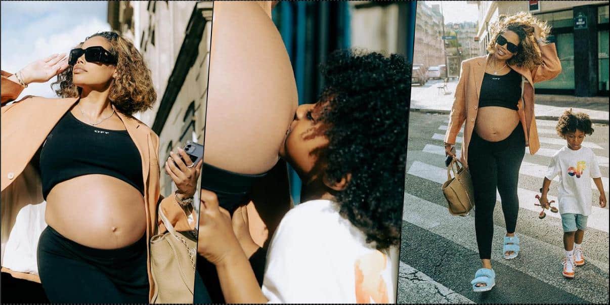 Wizkid's baby mama, Jada Pollock, pens powerful message as she flaunts baby bump