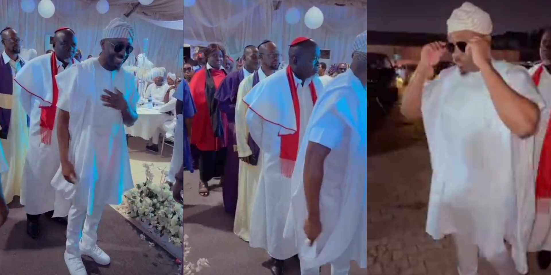 Moment Pretty Mike storms event with 'fake bishops', sends advice to Nigerians ahead of 2023 [Video]