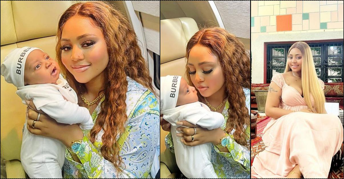 Regina Daniel melts heart with adorable pose with second son