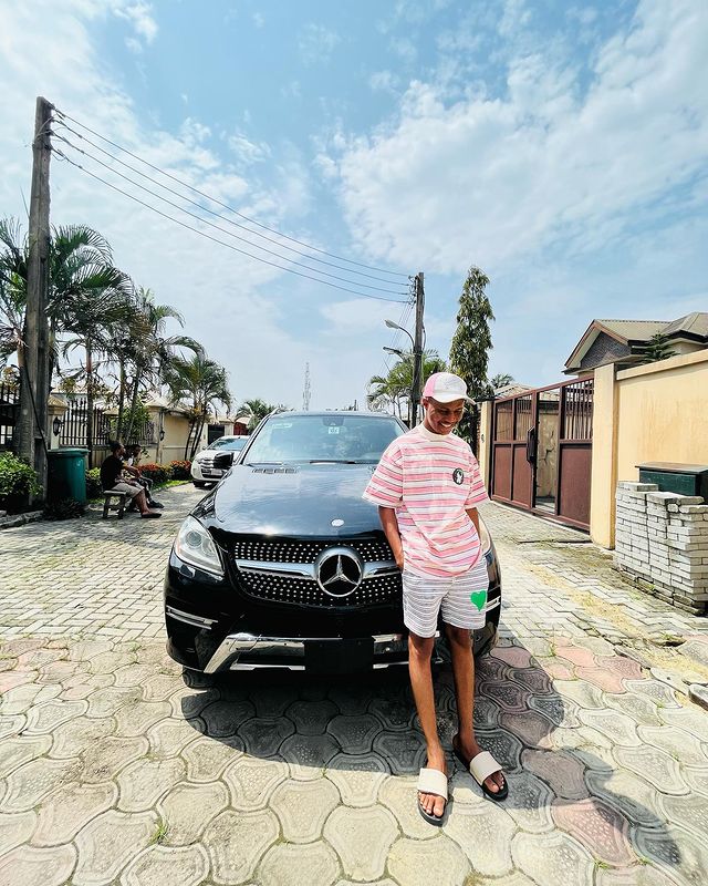 Prince Dstn splashes millions of naira on new Mercedes Benz SUV
