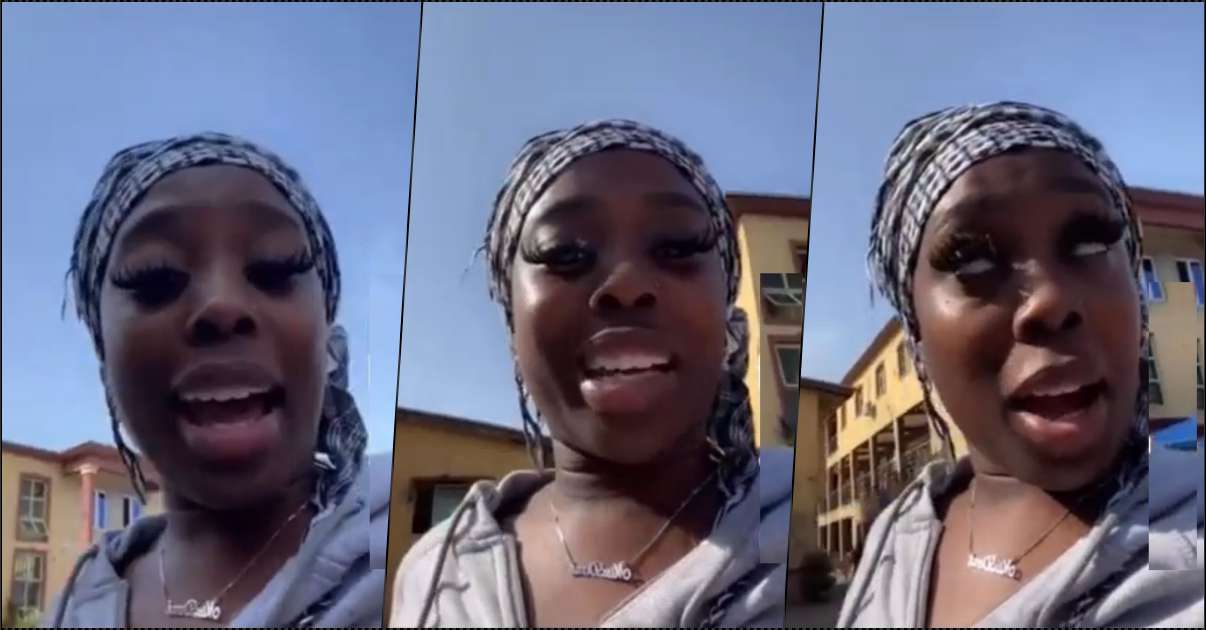 UK returnee laments extortion, loses cool after being asked to remove lashes and nose ring at NIN office (Video)