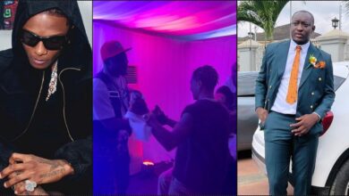 Carter Efe jumps for joy following gesture from Wizkid (Video)