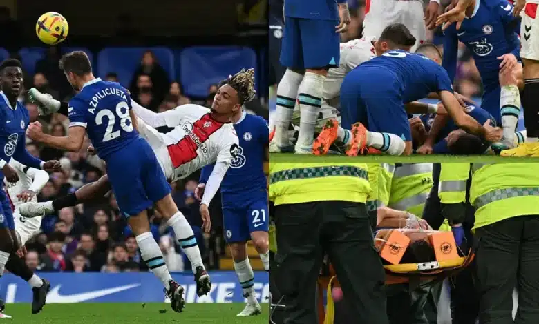 Azpilicueta hospitalized after scary head injury during match against Southampton
