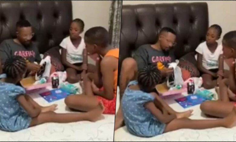 Father praised for teaching daughters menstrual hygiene, son to respect women (Video)