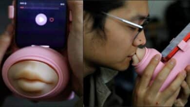 Chinese company invents kissing device to combat loneliness in long distance relationships