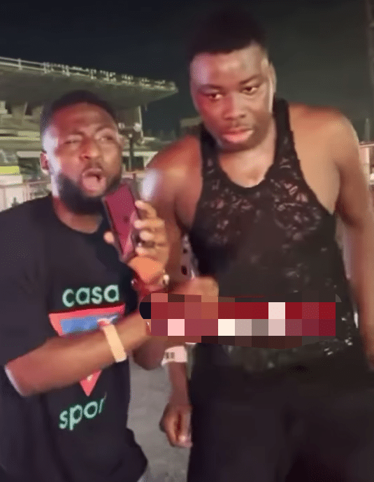 "I will never wash it" - Excited fan speaks on grabbing Davido's singlet during the concert (Video)