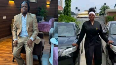 "Make we no hear say you collect the motor back" – MC Warri trolls Ashmusy after she bought 2 cars for her staff
