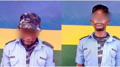 Man arrested wearing police uniform, claims he picked them from a dustbin
