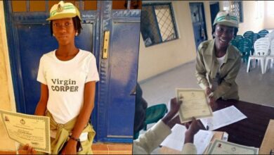 "I came, I saw and I'm coming back home intact" — 20-yr-old virgin corper celebrates