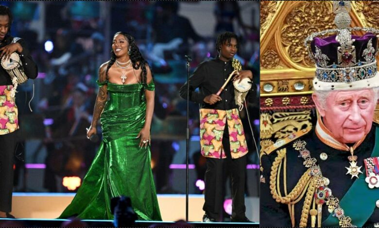 Moment Tiwa Savage performs at King Charles III Coronation Concert (Video)
