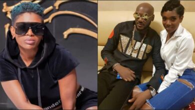 "My husband has just 5 kids with 2 women" — Annie Idibia pleads against bashing 2Face (Video)