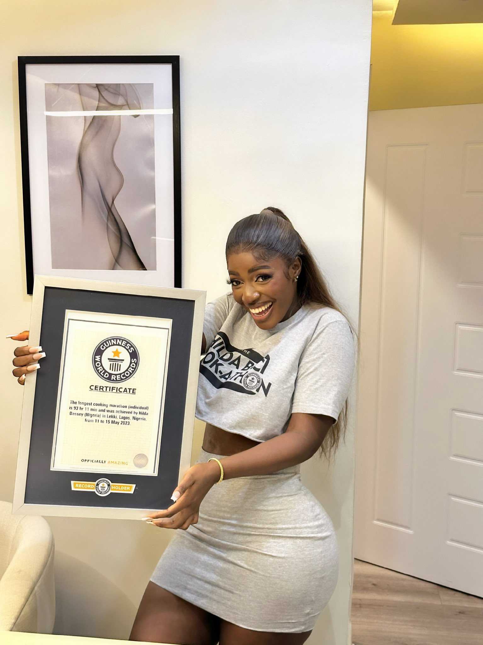 "I remember seeing a photoshopped picture of myself with it" – Hilda Baci emotionally recalls as she shows off GWR plaque