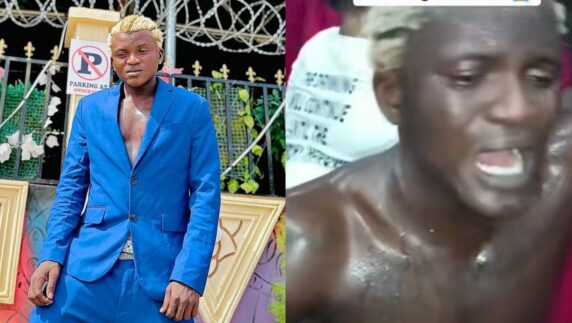 "I no know whether na juju" – Portable laments after jumping into crowd during show only to be robbed of his watch, gold chain