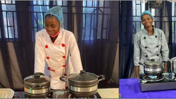 Chef Dammy gifted N1 million by U.S resident for taking up 120 hours cook-a-thon