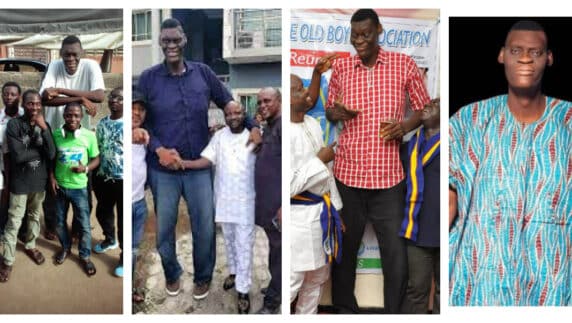 BREAKING: Tallest man in Nigeria, Afeez Agoro, dies at 48