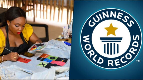 Nigerian lady set to paint for 3 days, Guinness World Records approves