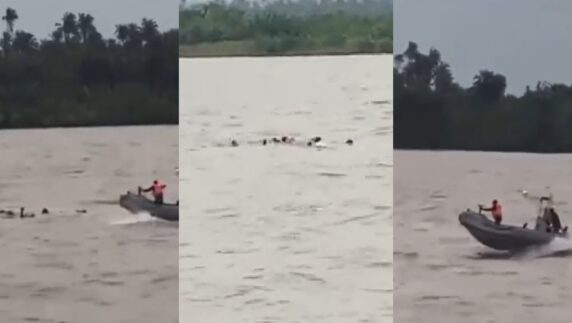 "Chaos on the water"- Boat cruise ends in disaster as it capsized, 3 alleged final year medical students missing (Video)