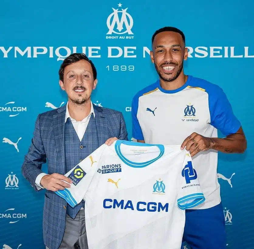 Aubameyang joins Marseille from Chelsea